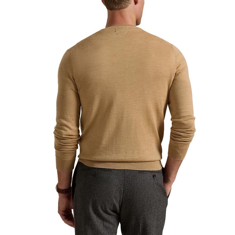 Polo Ralph Lauren Slim Fit Washable Wool Crewneck Sweater image number 1